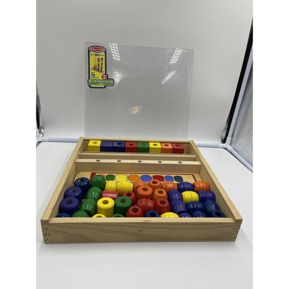 Melissa and Doug bead sequencing set - Picture 2 of 2